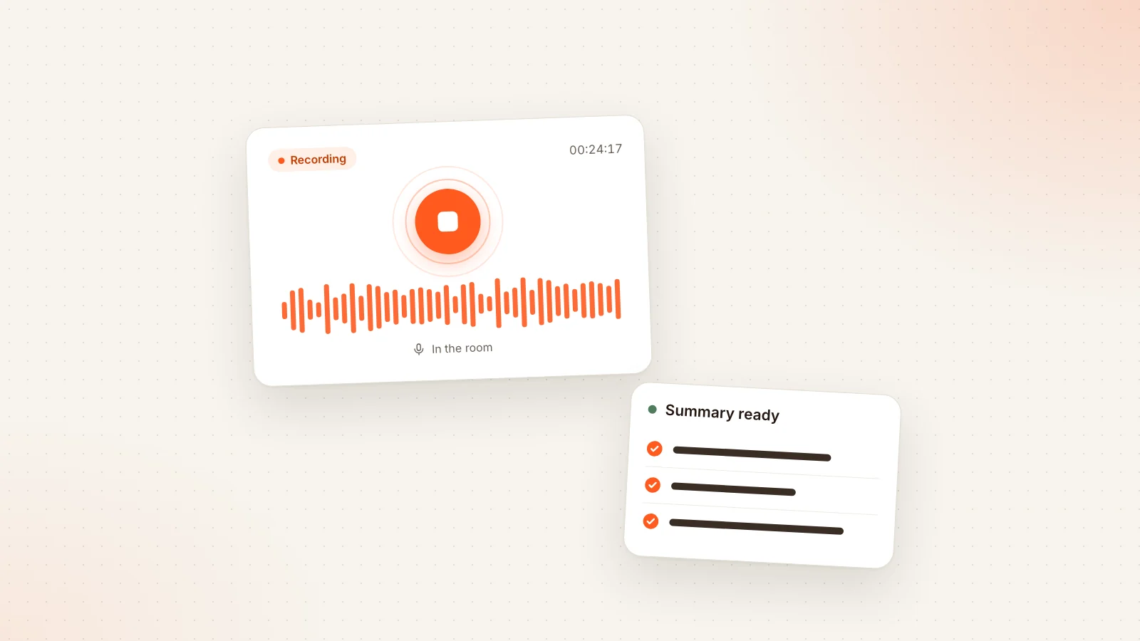 How to Record and Summarize In-Person Meetings